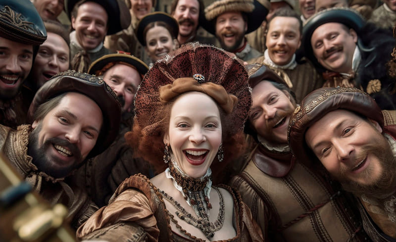 Duncan-Thomsen-dama-medieval-selfie
